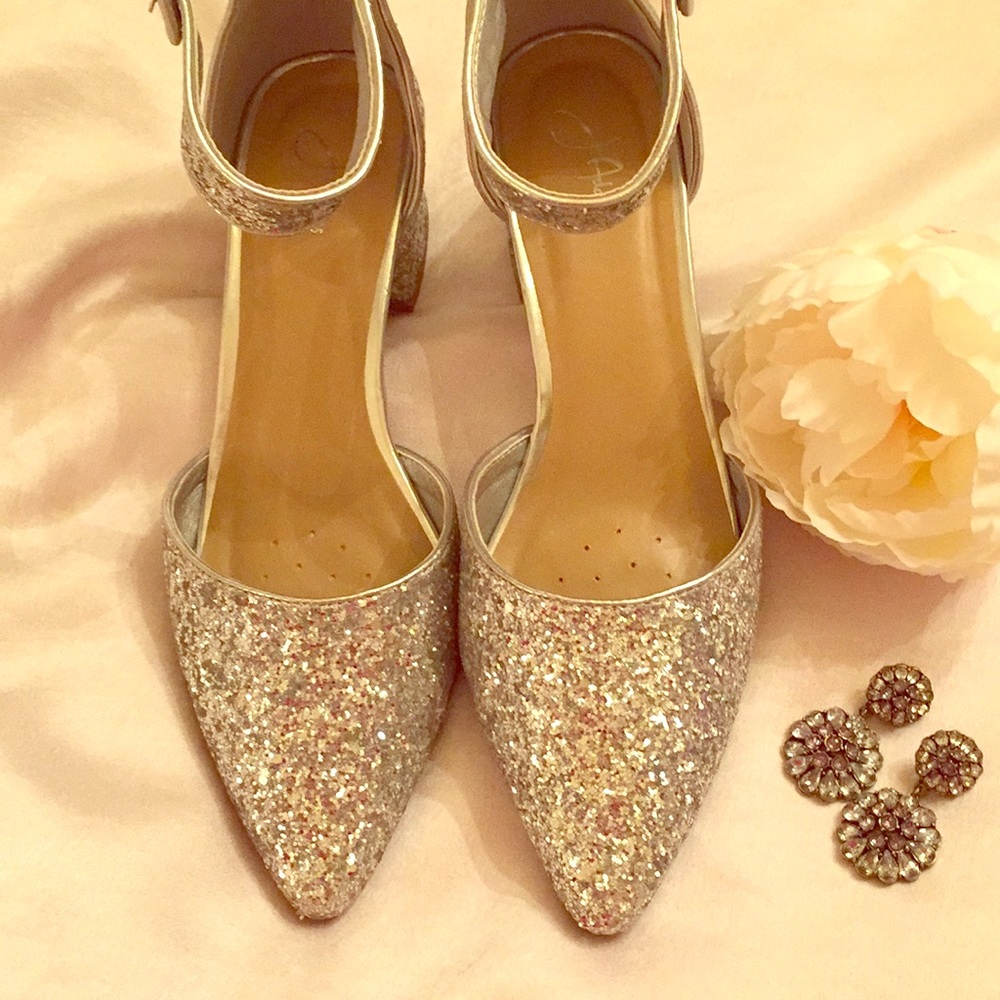 Sequin shoes